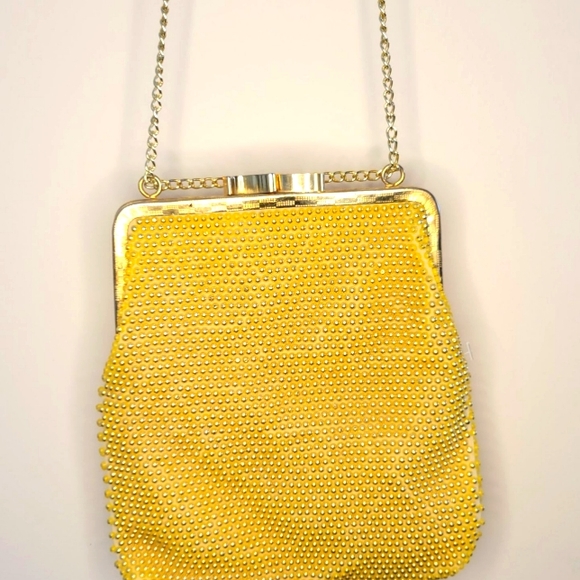 unknown Handbags - Vintage Gold Beaded Purse